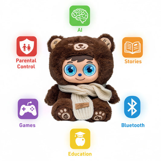 Peluche intelligente parlante ELO-YENO® My Talking | Il peluche parlante interattivo definitivo per imparare e divertirsi